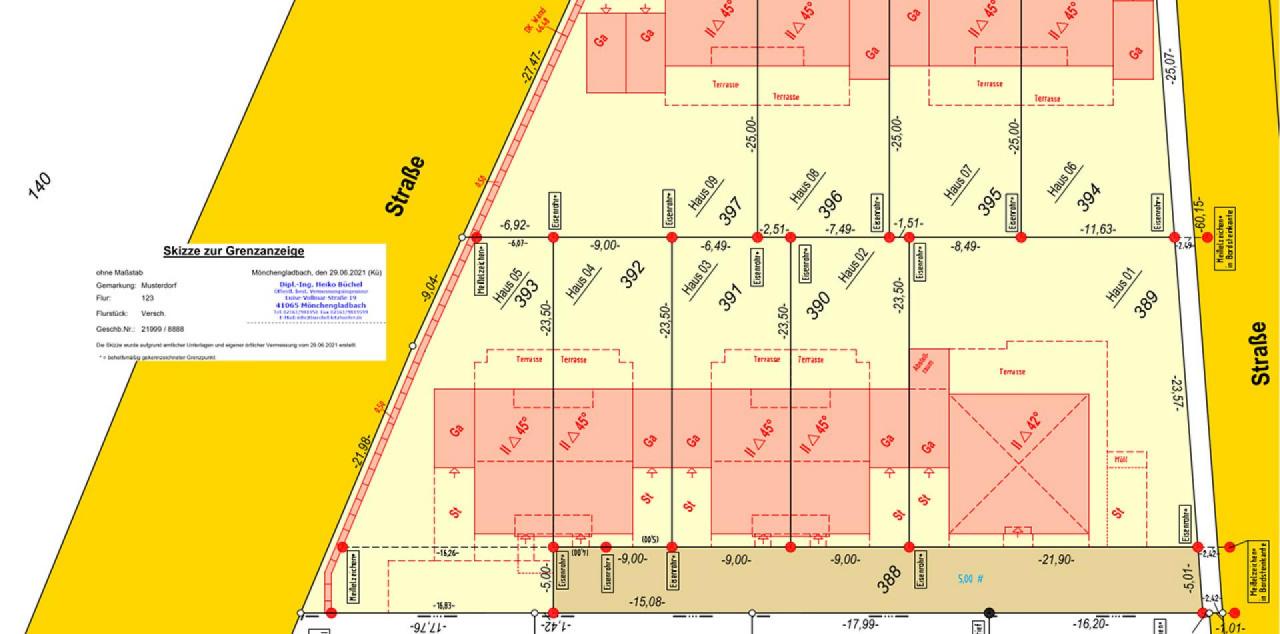 Grenzen und Grundstücke